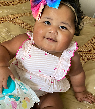 Clementine, born with ADA-SCID